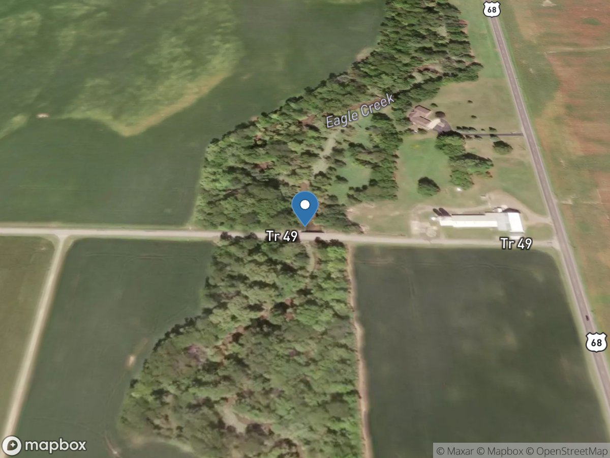 Eagle Creek above Findlay OH location