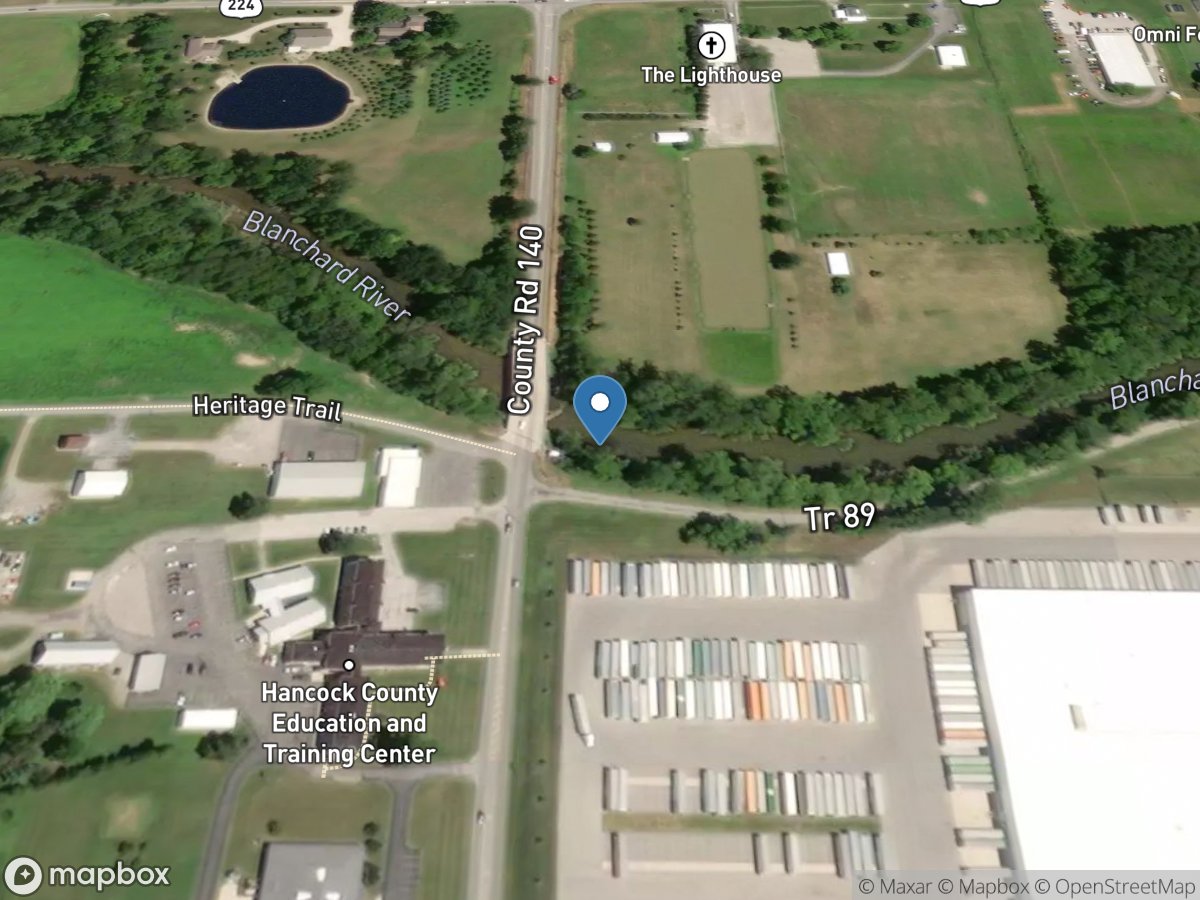 Blanchard River near Findlay OH location