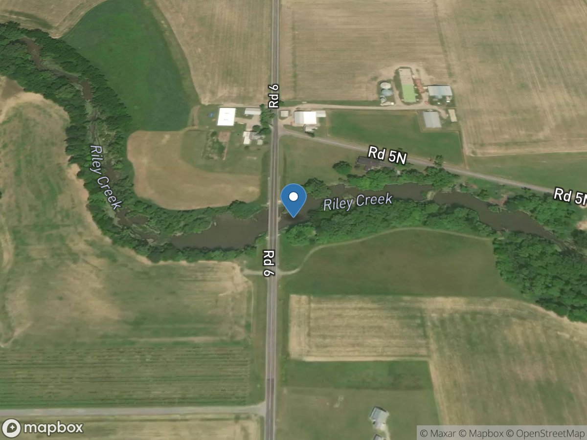 Riley Creek below Pandora OH location