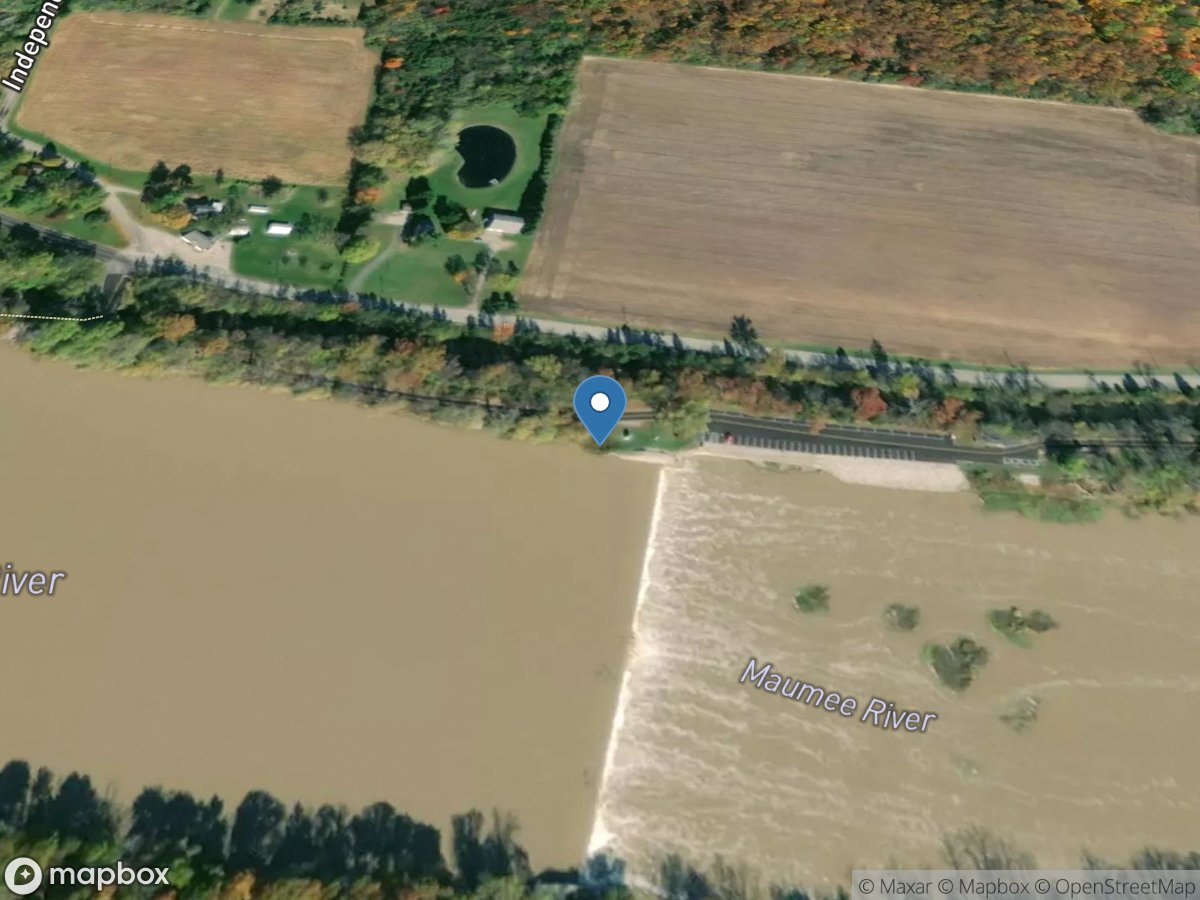 Maumee River near Defiance OH location