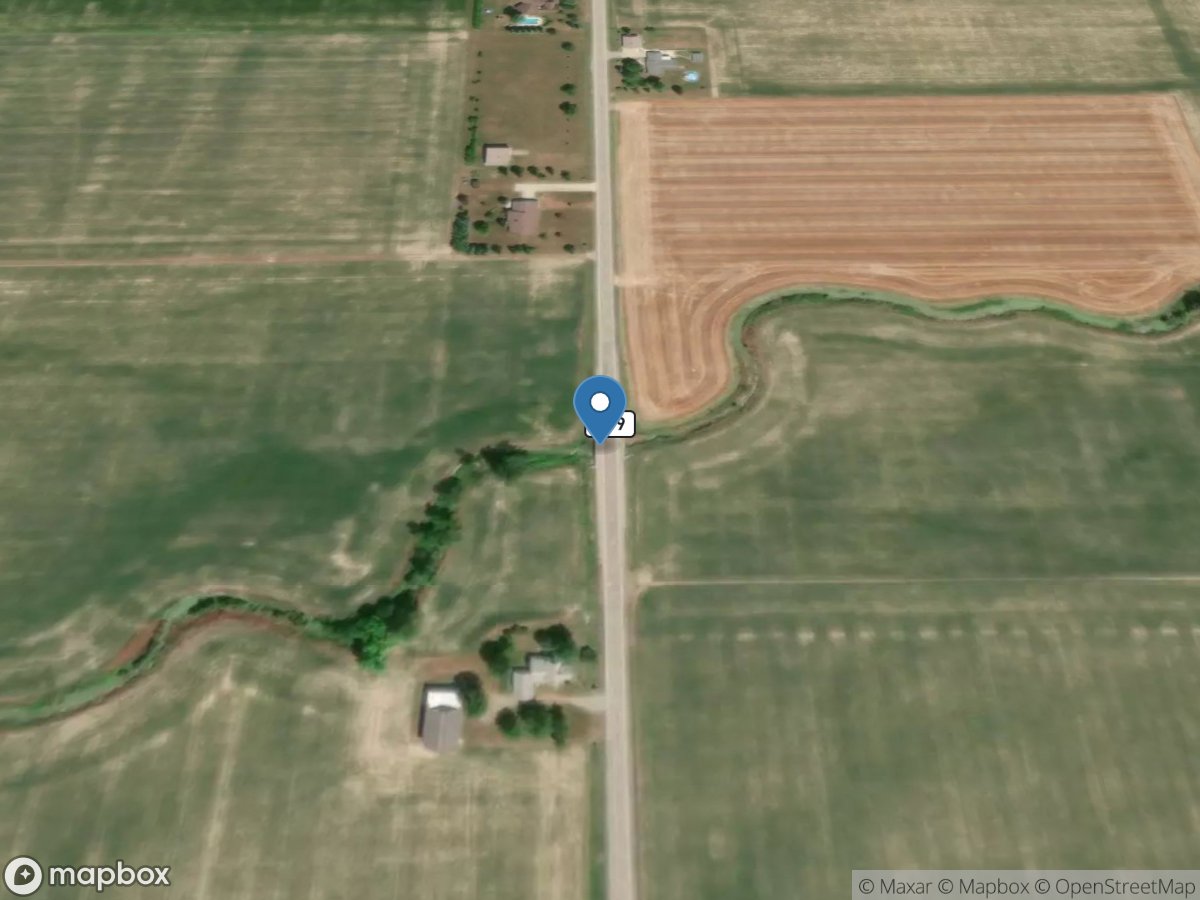 West Creek near Hamler OH location