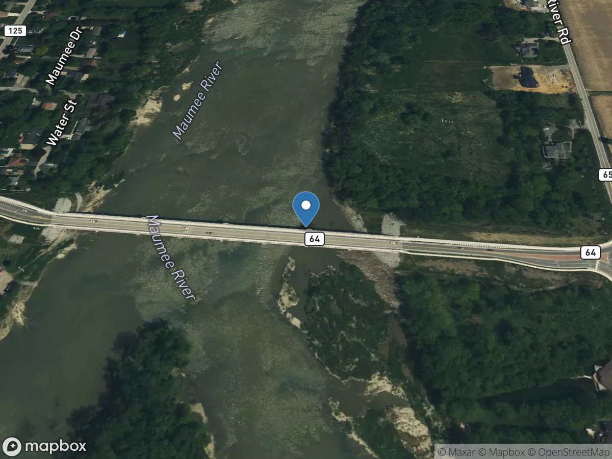 Maumee River at Waterville OH location