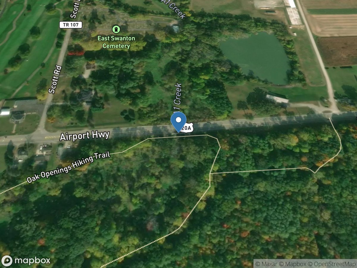 Ai Creek near Swanton OH location