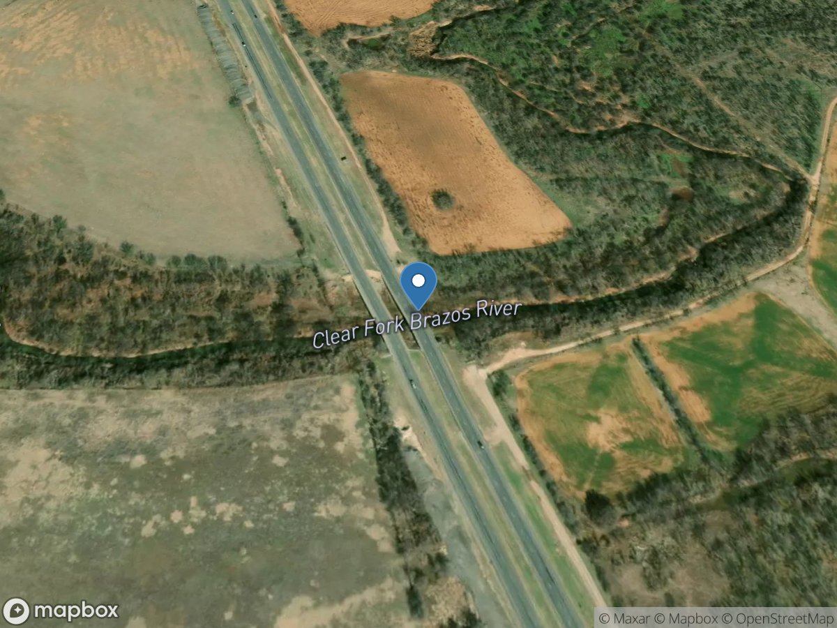 Clear Fork Brazos Rv at Highway 83 near Hawley, TX location