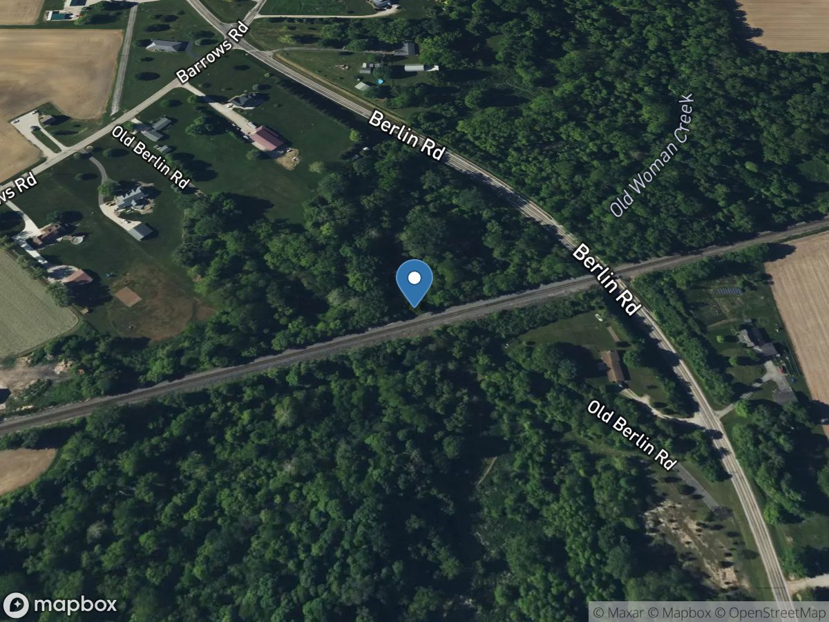 Old Woman Creek at Berlin Road near Huron OH location