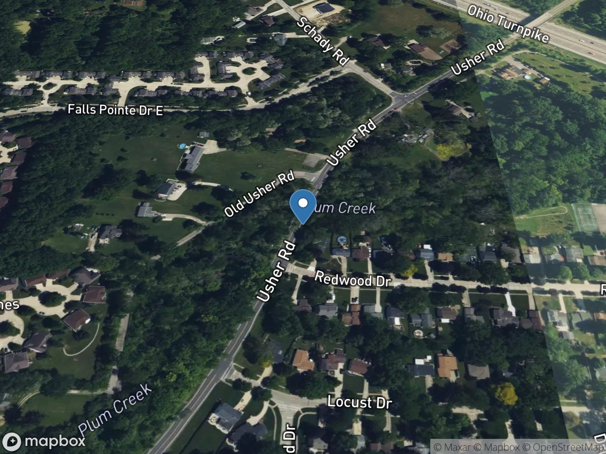 Plum Creek near Olmsted Falls OH location