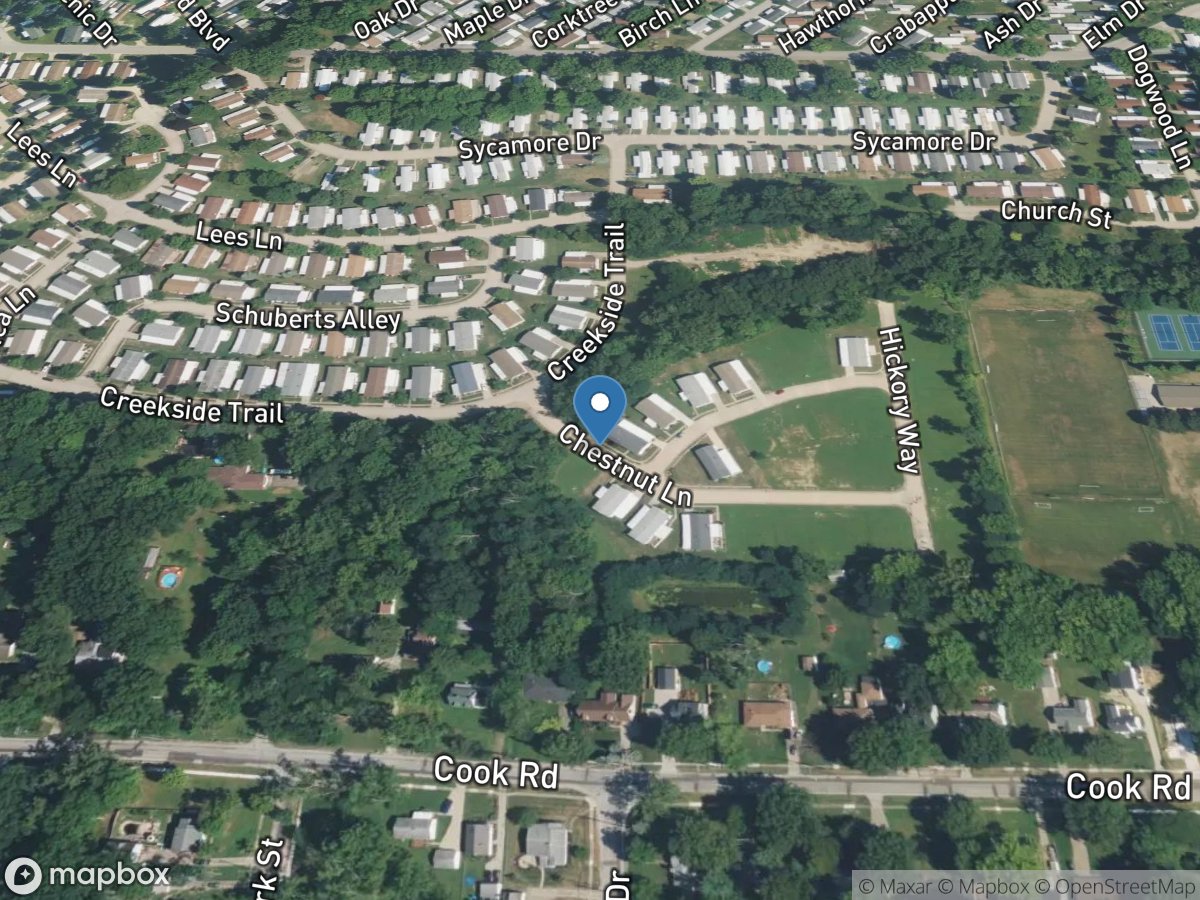 Unnamed Tributary to West B Rocky River near Olmsted Falls OH location