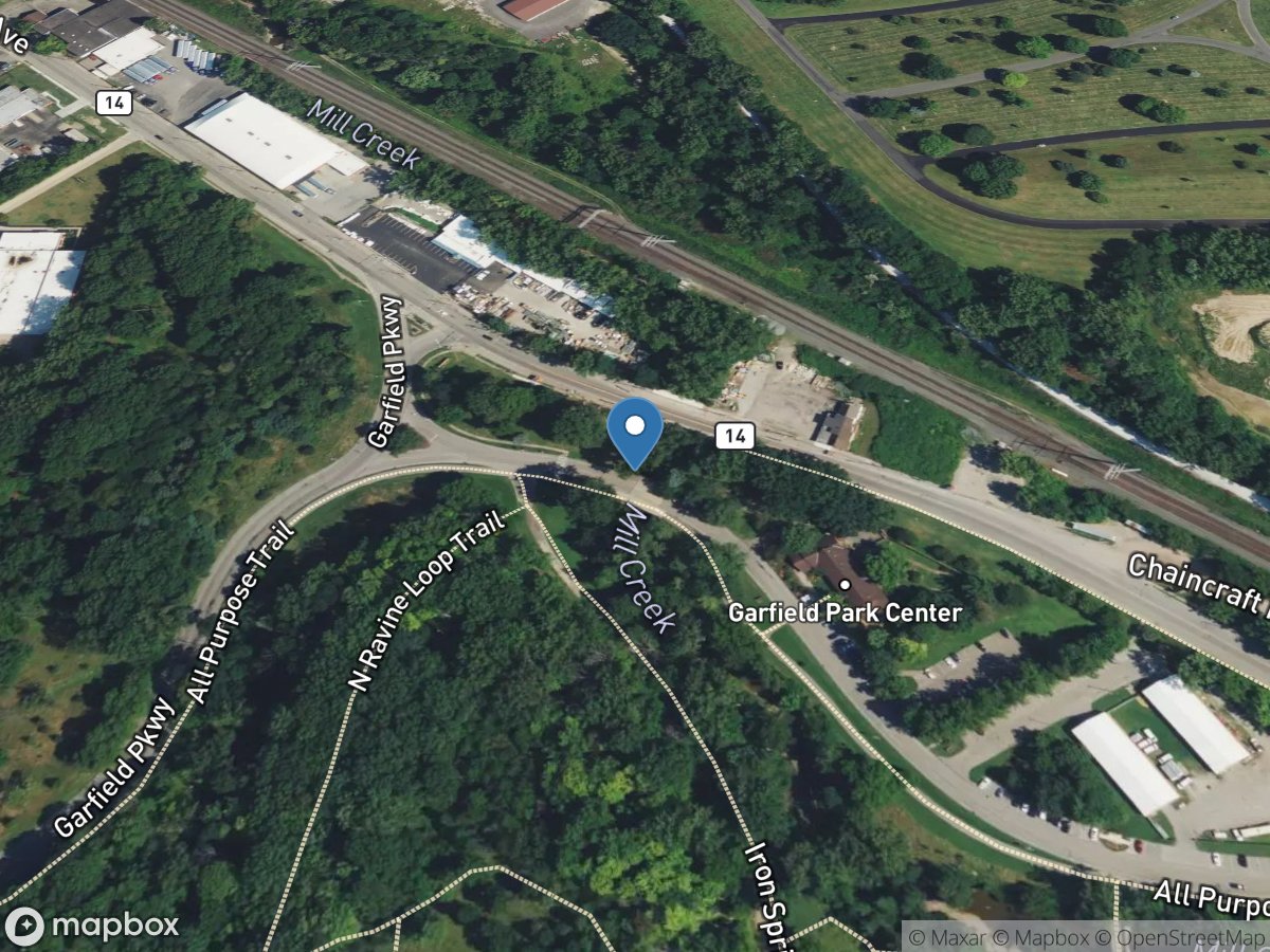 Mill Creek at Garfield Parkway at Garfield Heights OH location