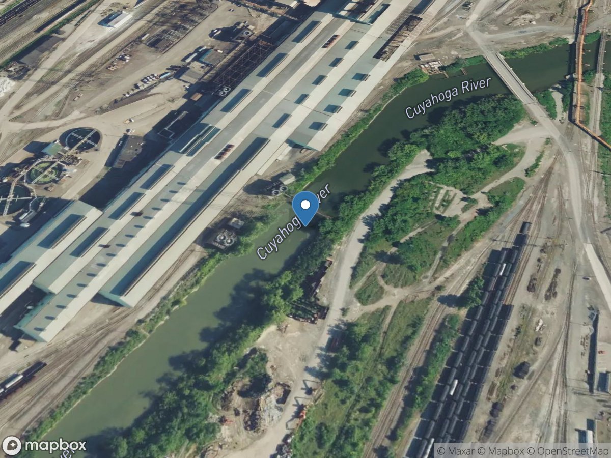 Cuyahoga River near Newburgh Heights OH location