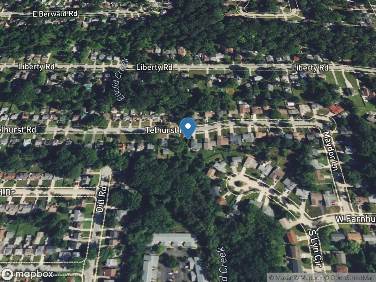 Euclid Creek at South Euclid OH location