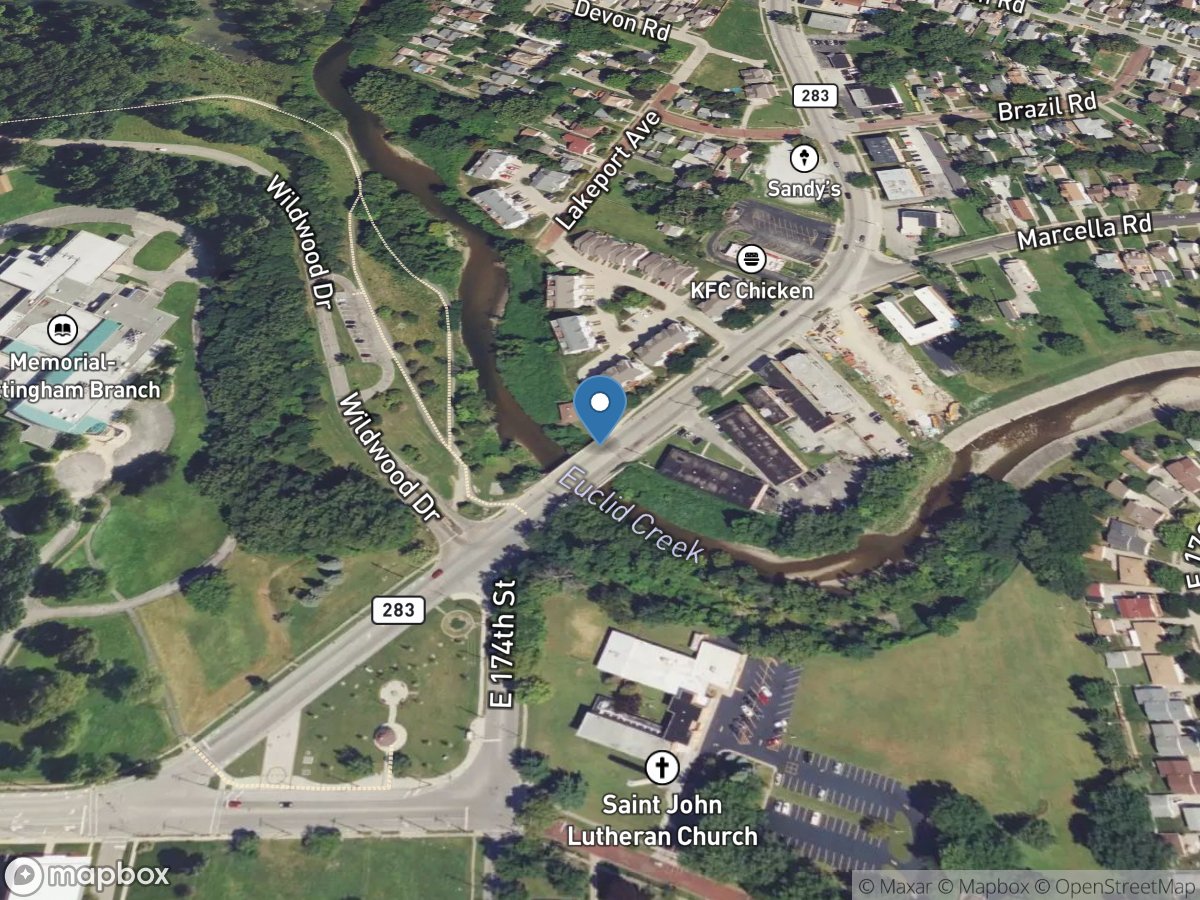 Euclid Creek at Cleveland OH location