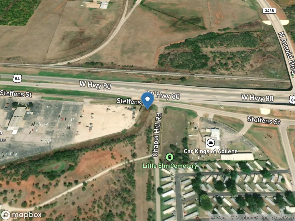 Unm Tributary Little Elm Creek at Steffens St, Abilene, TX location