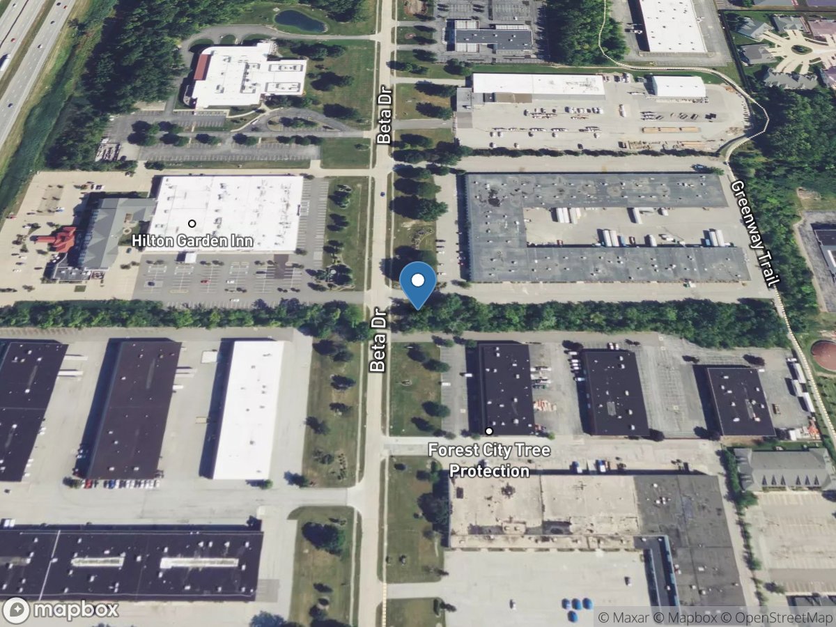 Unnamed trib to Chagrin River at Mayfield Village OH location