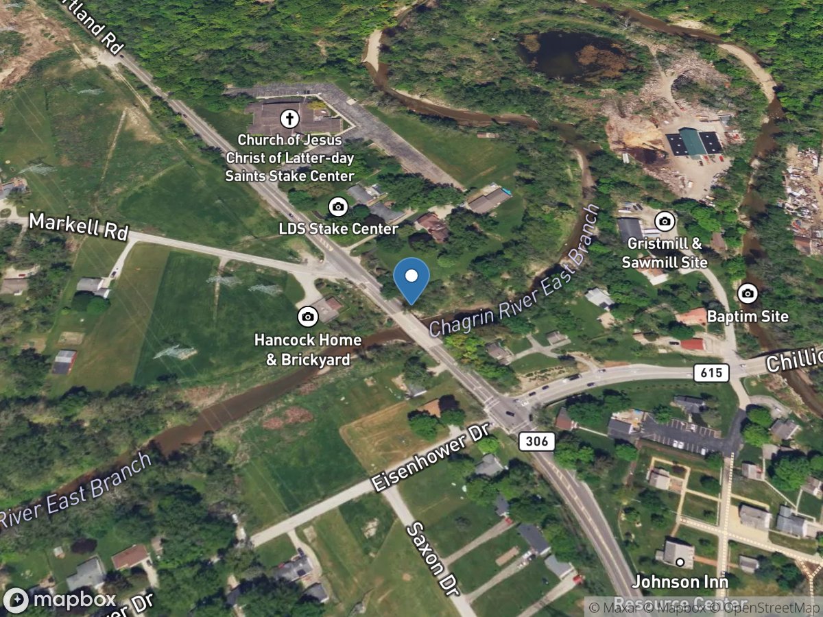 East Branch Chagrin River at Kirtland OH location