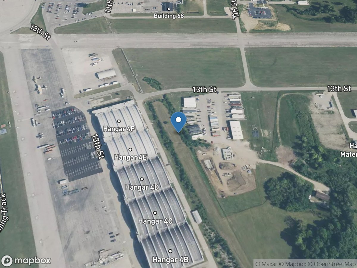 Treatment pond outflow west of WPAFB Bldg 478 OH location