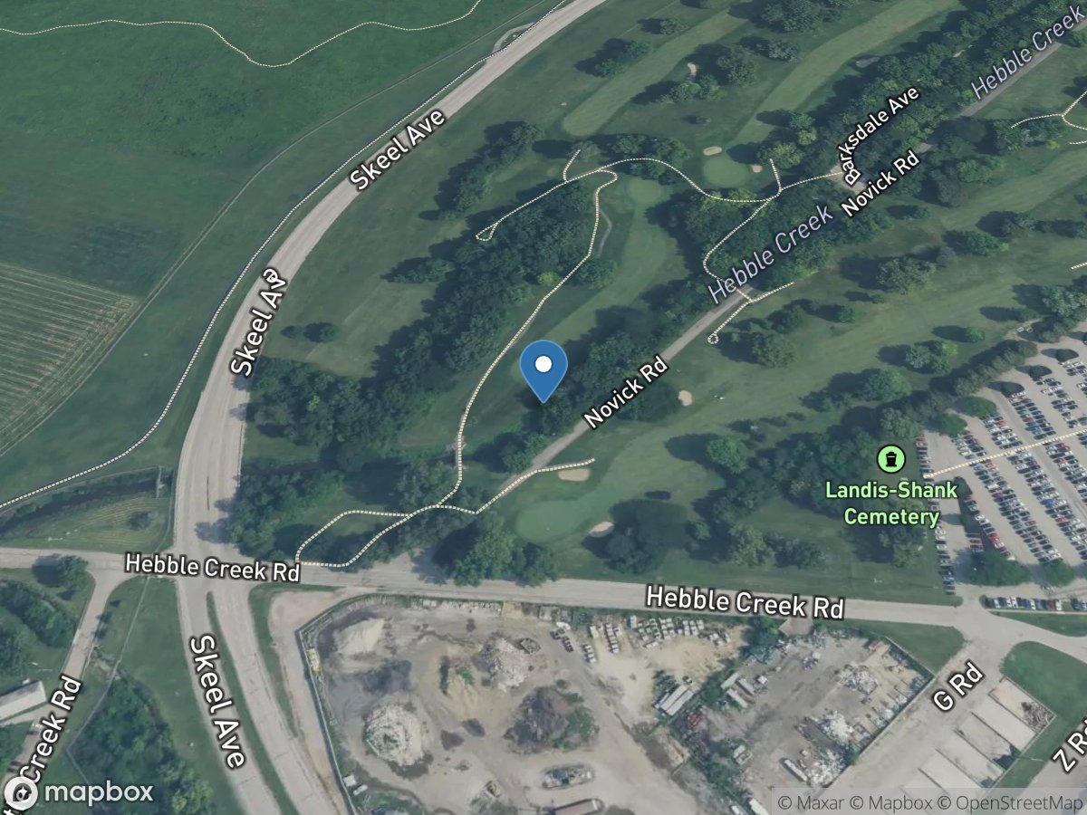 Outfall 7 trib to Hebble Crk at Novick Road WPAFB OH location