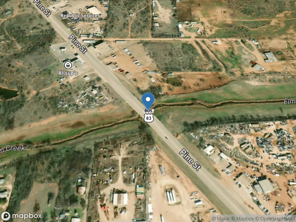 Elm Creek at Abilene, TX location