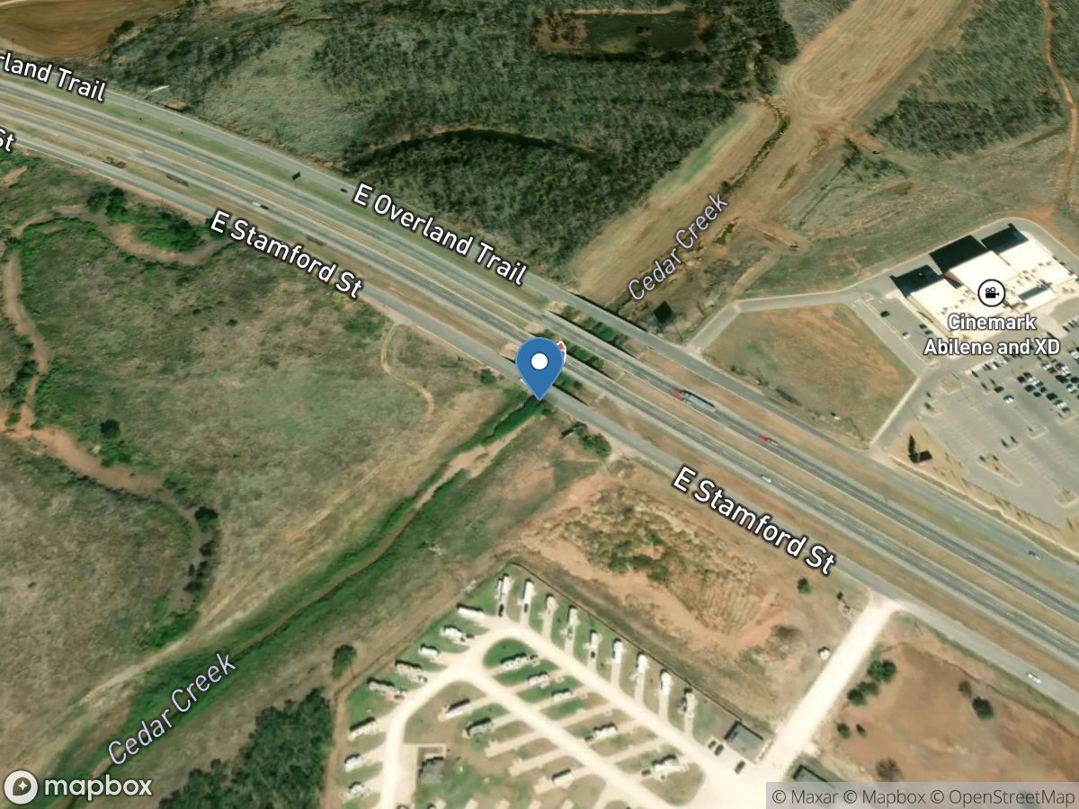 Cedar Creek at IH 20, Abilene, TX location