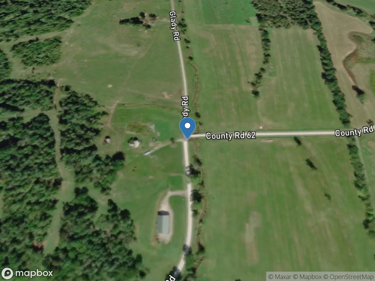 Glady Run above Senecaville Lake OH location