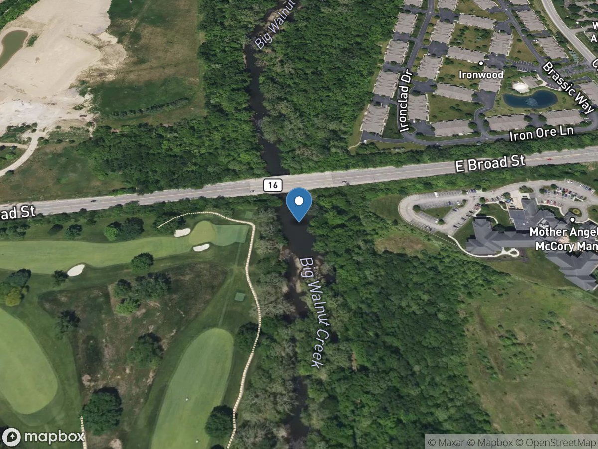 Big Walnut Creek near Whitehall OH location