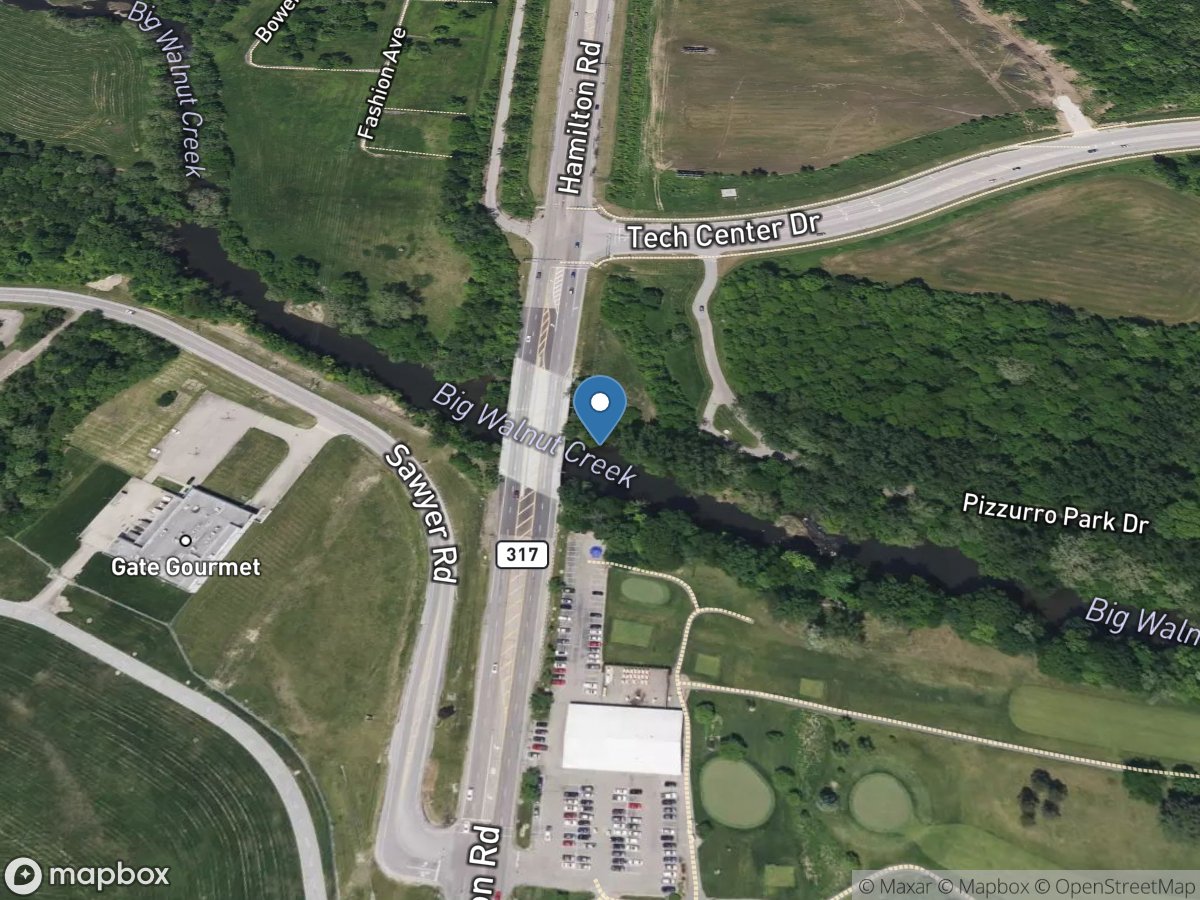 Big Walnut Creek near Gahanna OH location