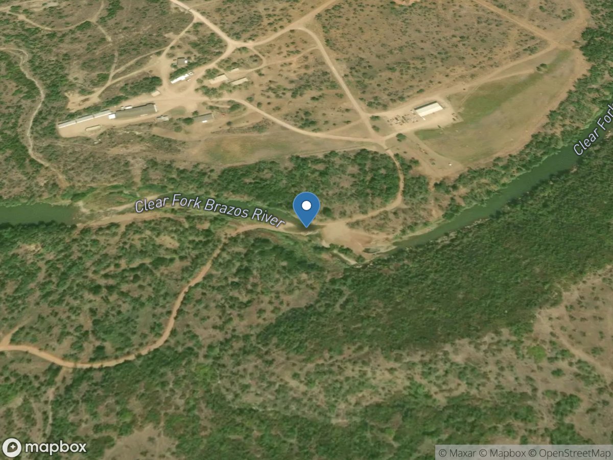 Clear Fork Brazos Rv at Krooked Lodge near Lueders, TX location