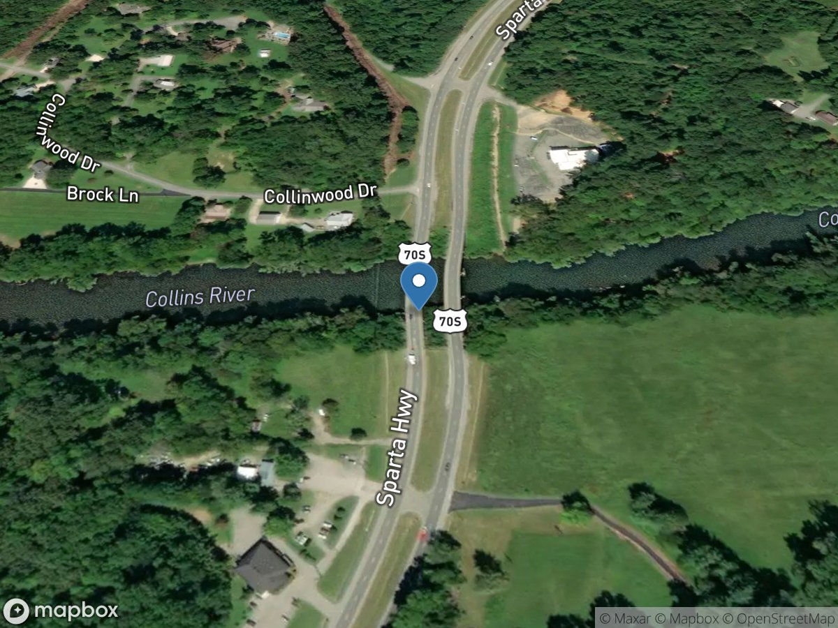 Collins River near McMinnville, TN location