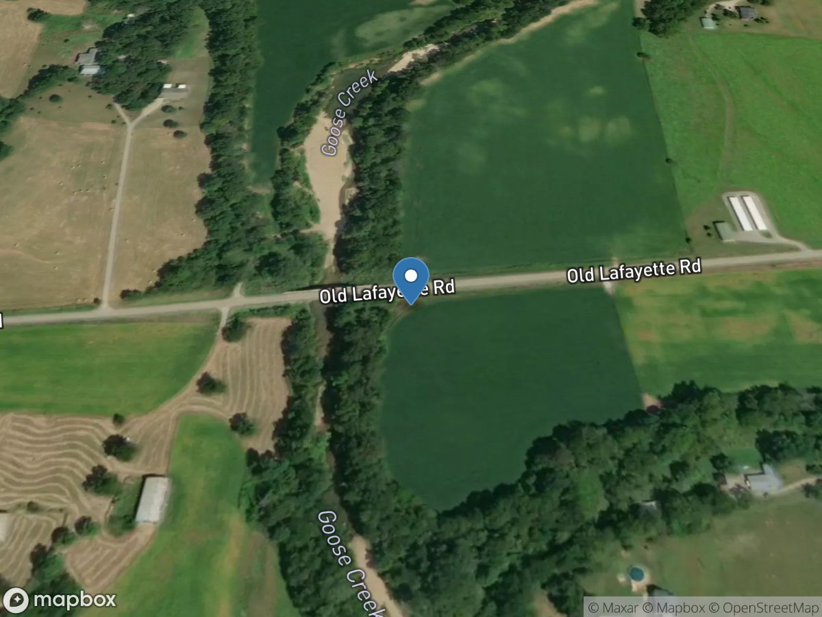 Goose Creek near Hartsville, TN location