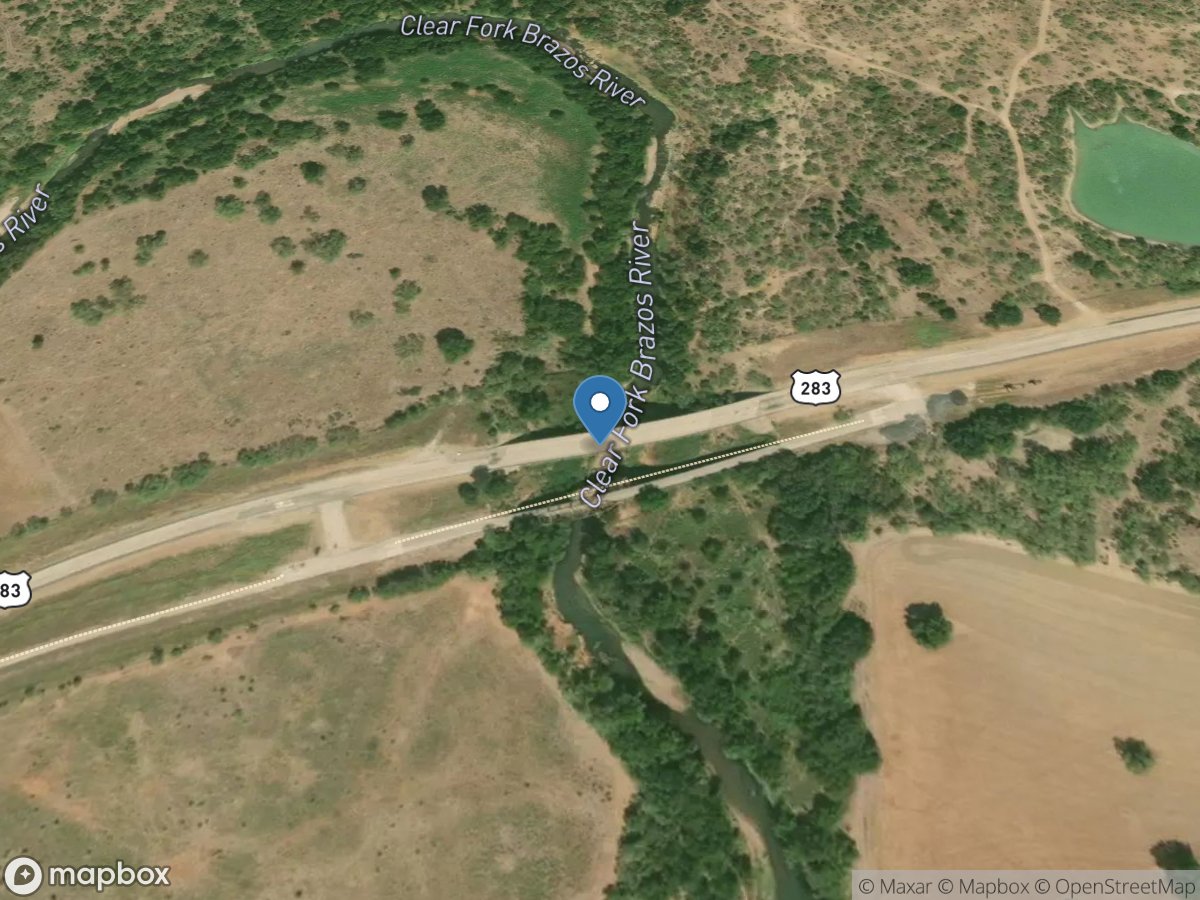 Clear Fork Brazos Rv at Ft Griffin, TX location