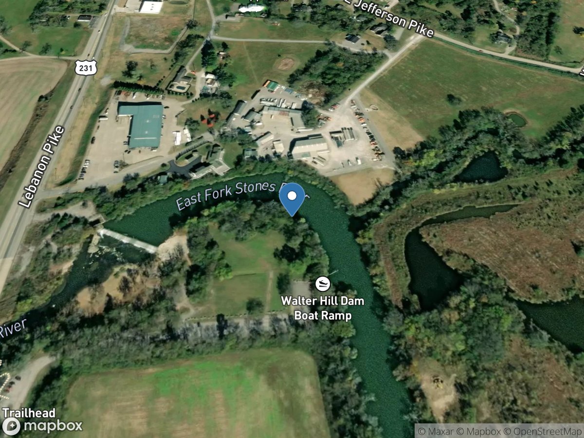 Walter Hill Rec Area above DAM location