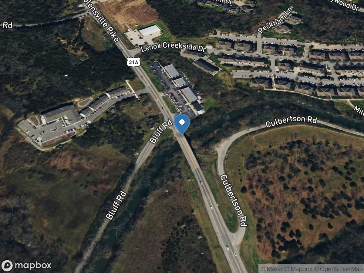 Mill Creek near Nolensville, TN location