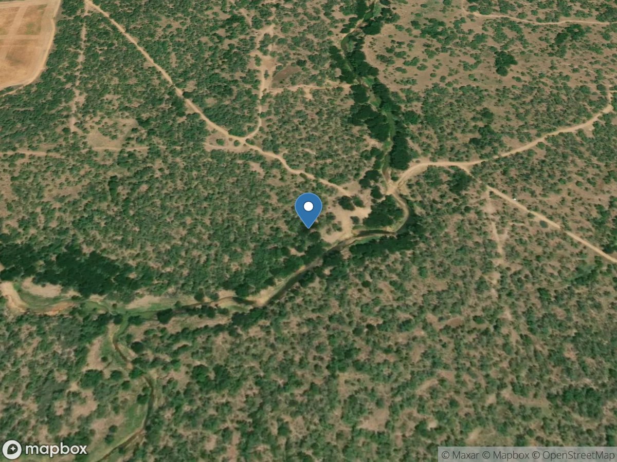 Big Sandy Creek above Breckenridge, TX location