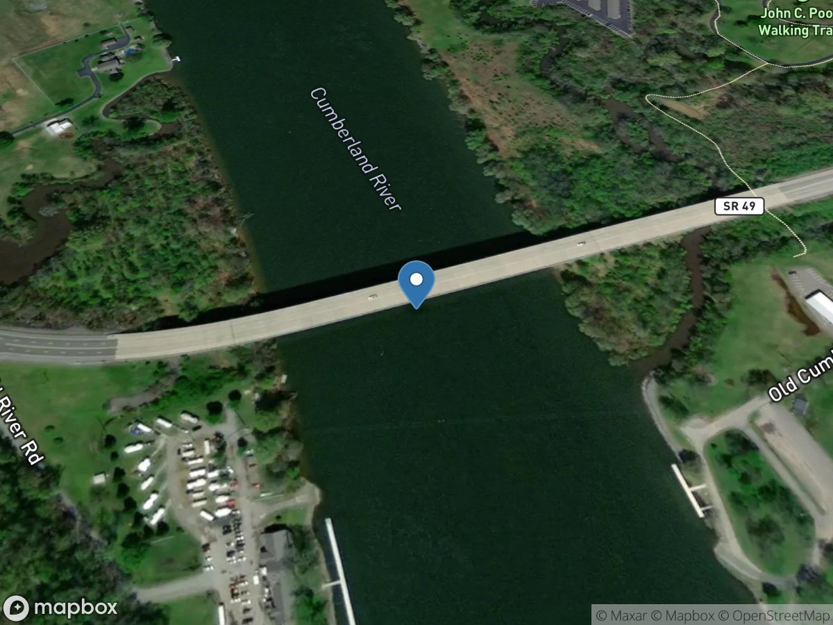 Cumberland River at Ashland City, TN location