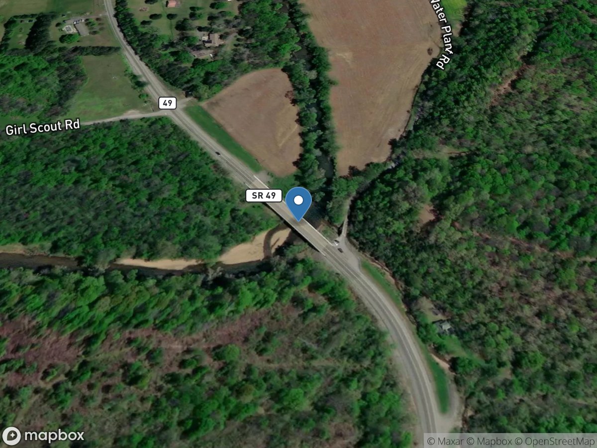 Sycamore Creek near Ashland City, TN location