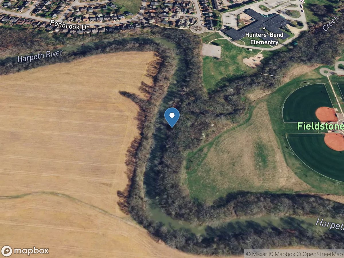 Harpeth River at Mile 81.33 near Berrys Chapel, TN location