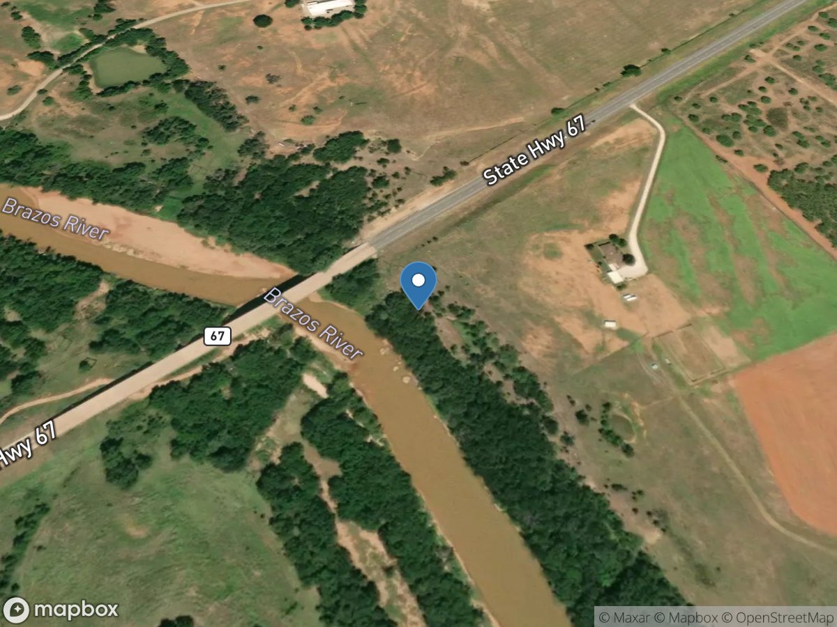 Brazos Rv near South Bend, TX location