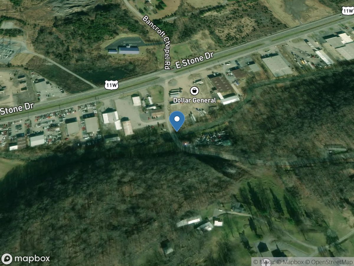 Reedy Creek at Orebank, TN location