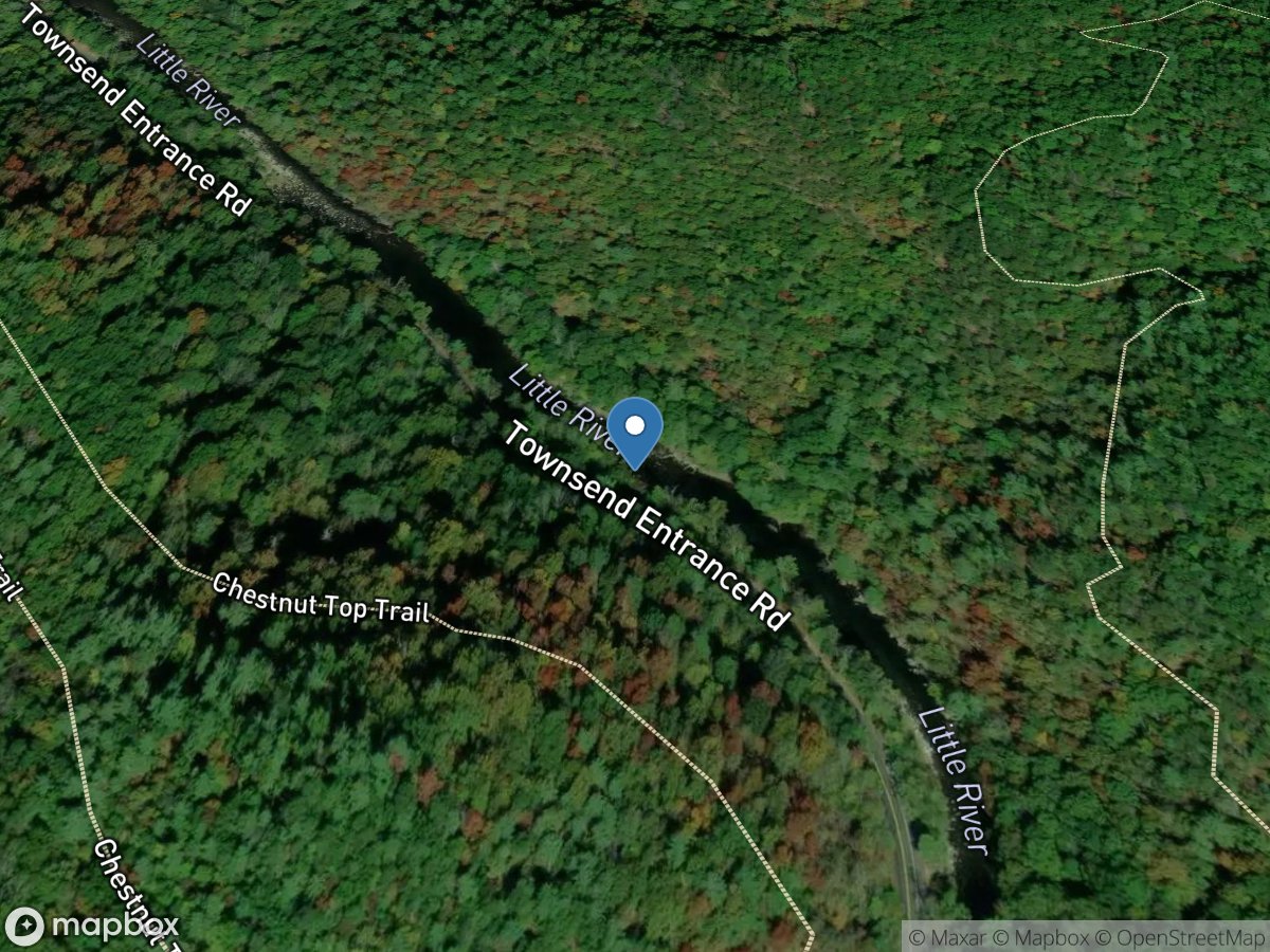 Little River above Townsend, TN location