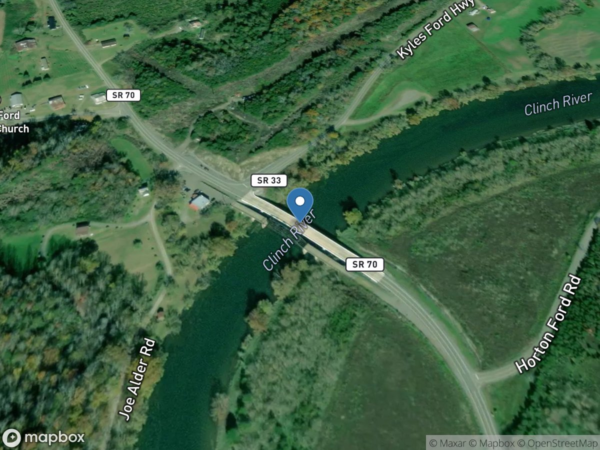 Clinch River at Kyles Ford, TN location