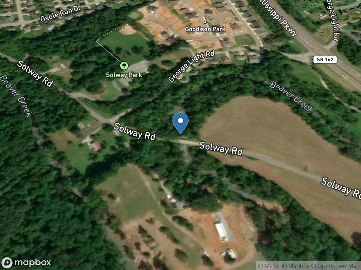 Beaver Creek at Solway, TN location