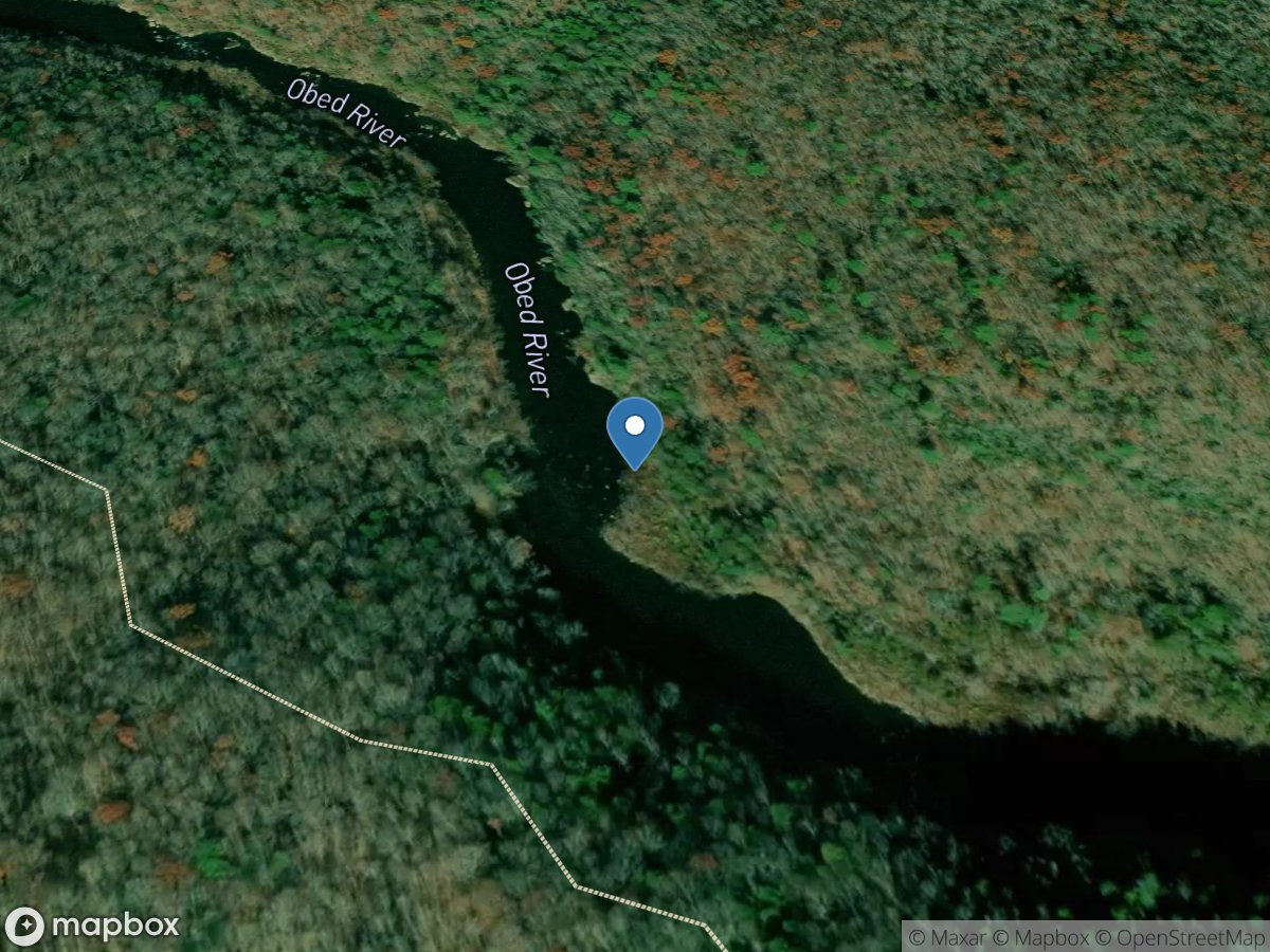 Obed River near Lancing, TN location