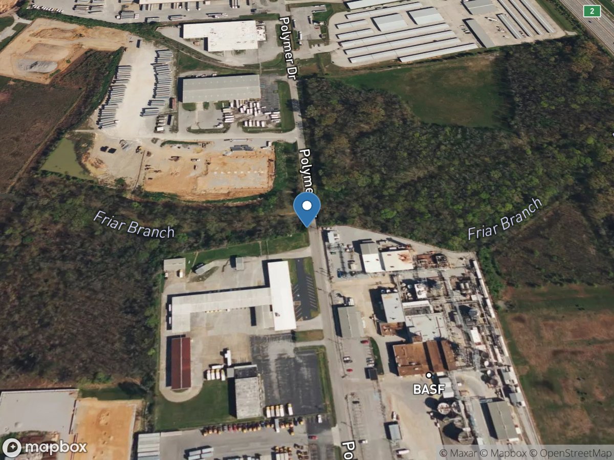 Friar Branch at Polymer Drive at Chattanooga, TN location