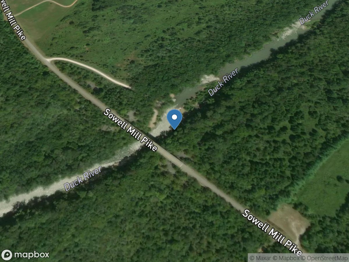 Duck River at Mile 156 near Pottsville, TN location