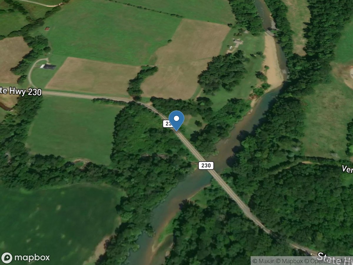 Piney River at Vernon, TN location