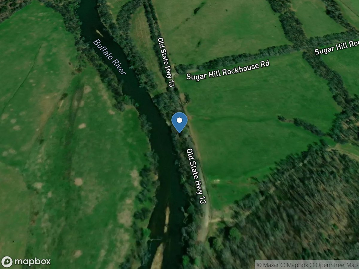 Buffalo River near Flat Woods, TN location