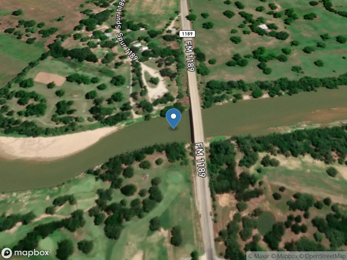 Brazos Rv near Dennis, TX location