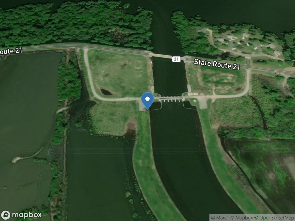 Reelfoot Lake Spillway near Tiptonville location