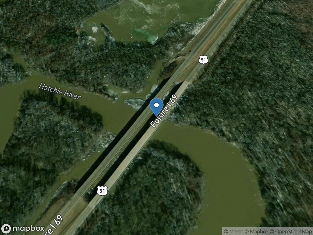 Hatchie River at Rialto, TN location