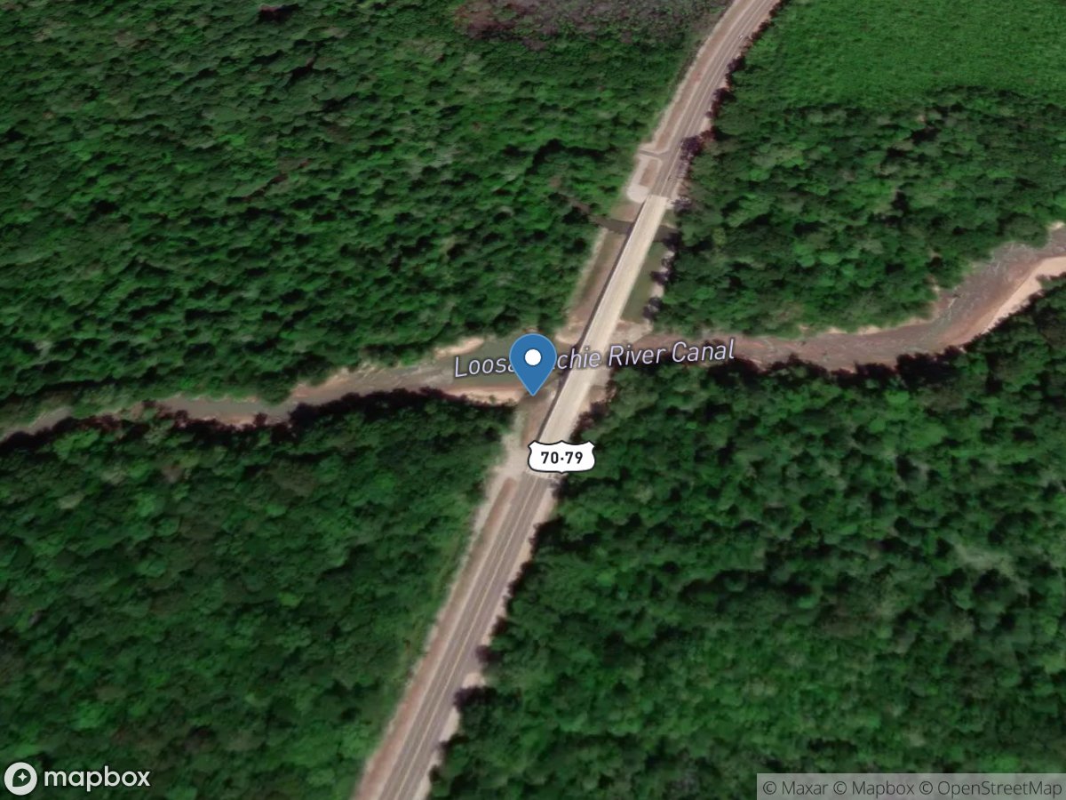 Loosahatchie River near Arlington, TN location