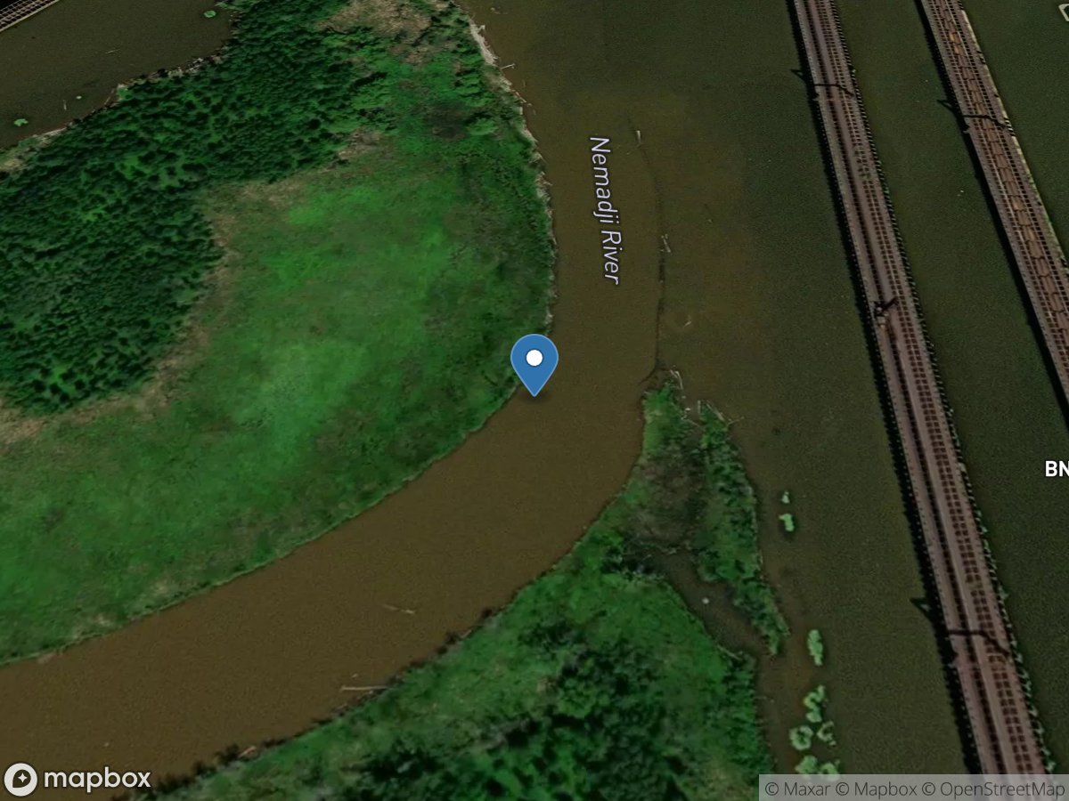 Nemadji River Mouth at Superior WI location